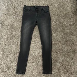 Dark Grey Old Navy Rockstar Super Skinny Jeans